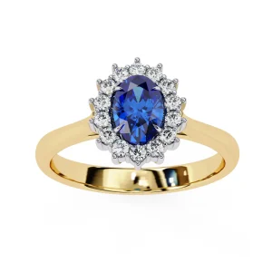 Blue sapphire ring